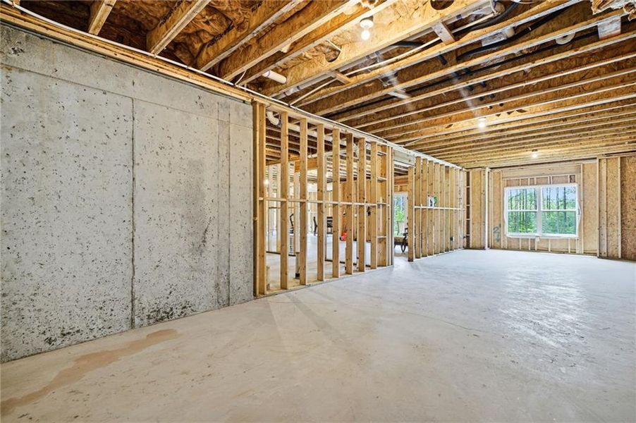 In-progress construction of a new home in , Canton, GA (Image 46).