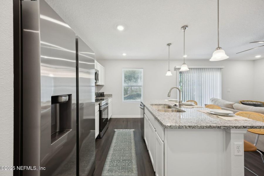 Furnished interior view inside a new home in , Jacksonville (Image 30). Furnished interior view inside a new home in , Jacksonville (Image 30).