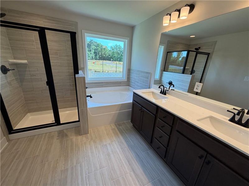 Furnished interior view inside a new home in Millstone at Mundy Mill, Gainesville (Image 13).