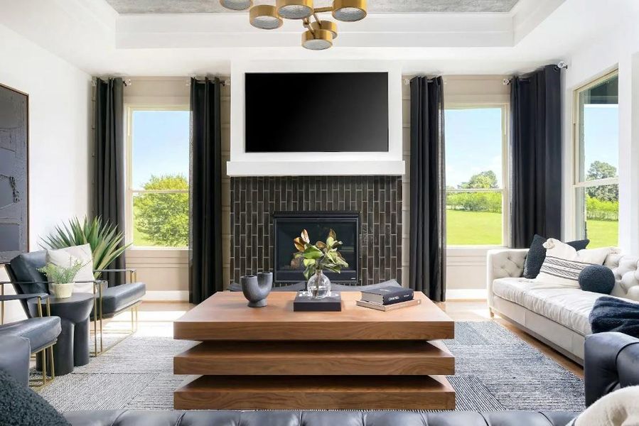 MODEL HOME images may NOT be consistent with the finished product.