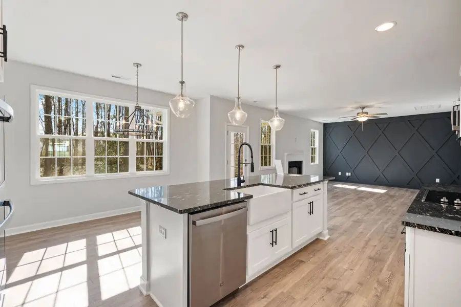 Representative unfurnished interior of a home built from the The Gavin II by JSJ Builders in Langdon Ridge, Angier (Image 6).
