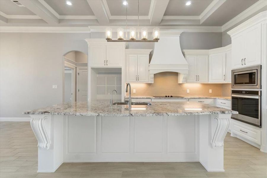 Furnished interior view inside a new home in , Weatherford (Image 4).