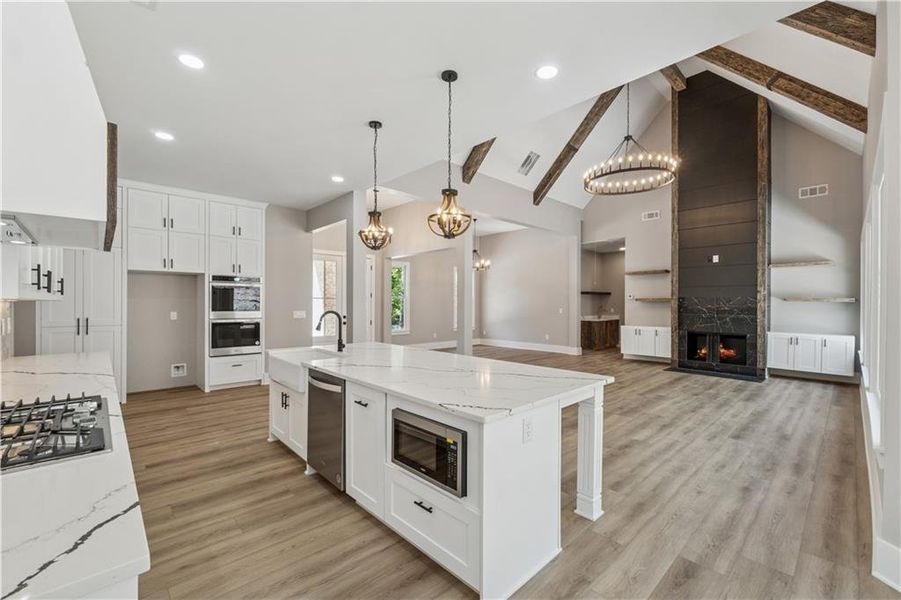 Furnished interior view inside a new home in , Gainesville (Image 9).