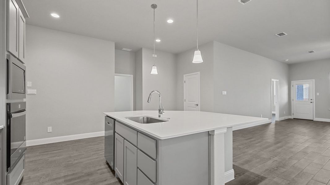 Furnished interior view inside a new home in Treeline, Justin (Image 9).