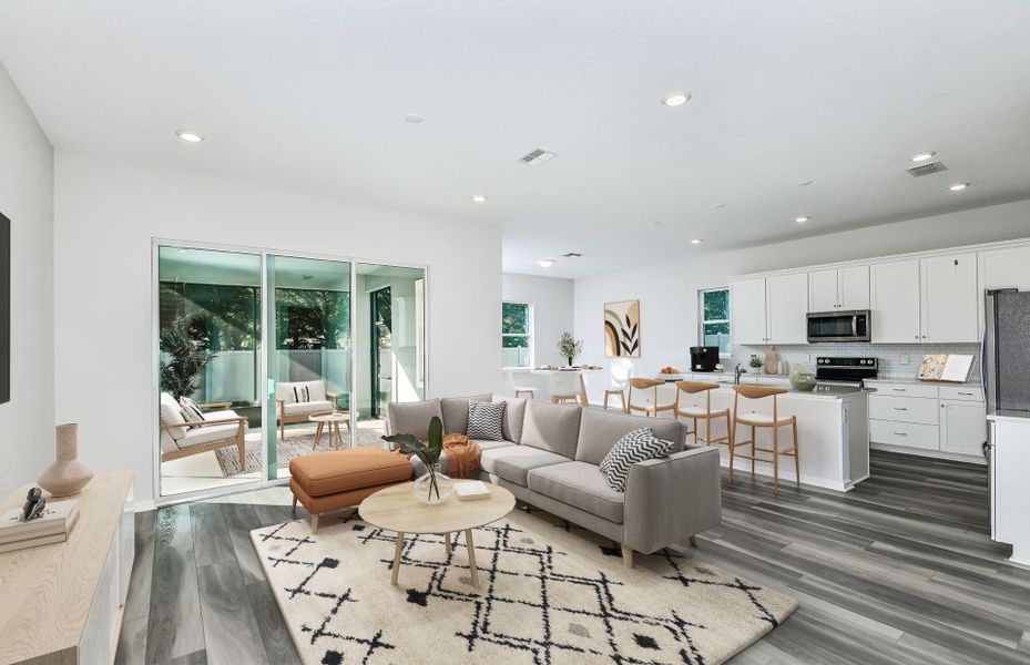 Furnished interior view inside a new home in Vida's Way, Wesley Chapel (Image 3).