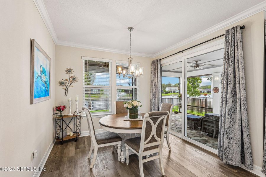 Furnished interior view inside a new home in , St. Augustine (Image 12).