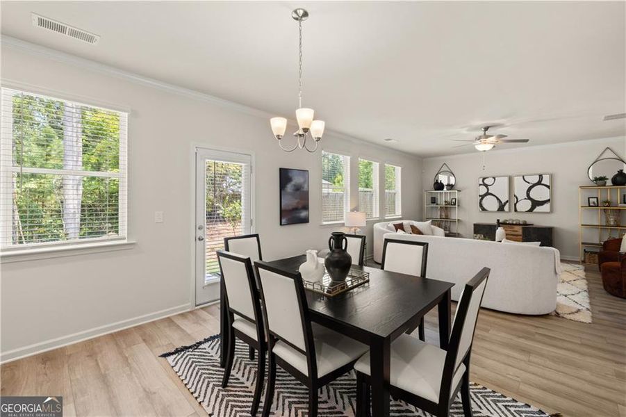Furnished interior view inside a new home in Cascade Ridge at Niskey Lake, Atlanta (Image 6).