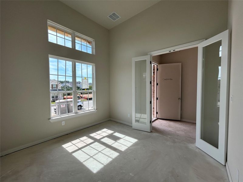 In-progress construction of a new home in Provence 70s, Austin, TX (Image 19).