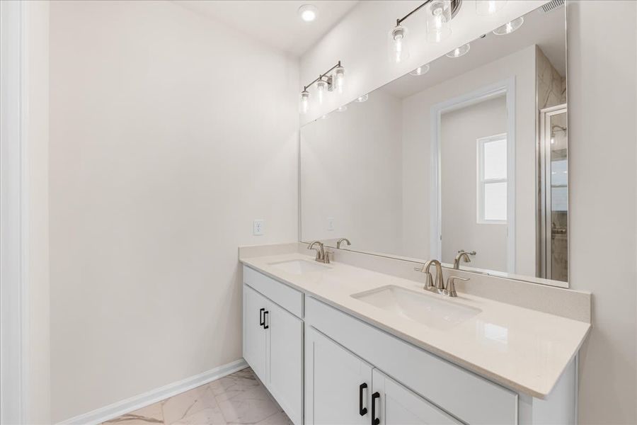 Furnished interior view inside a new home in Fifteen 15 Cannon, Charlotte (Image 12).