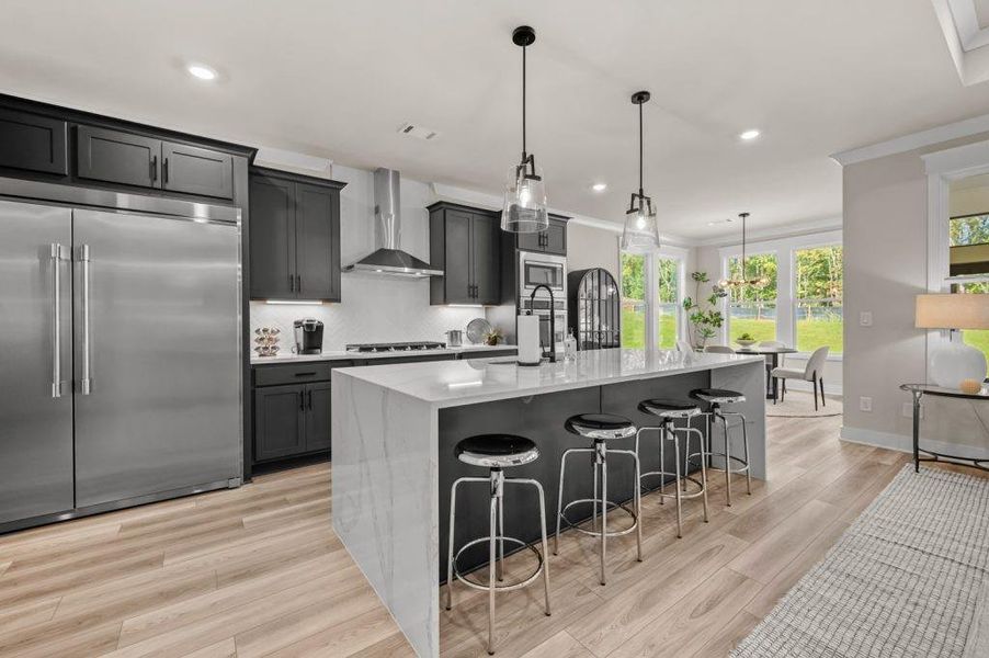 Furnished interior view inside a new home in Pinecrest Ridge, Dacula (Image 14).