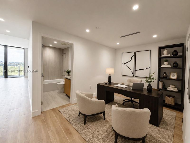 Furnished interior view inside a new home in , North Miami (Image 18).