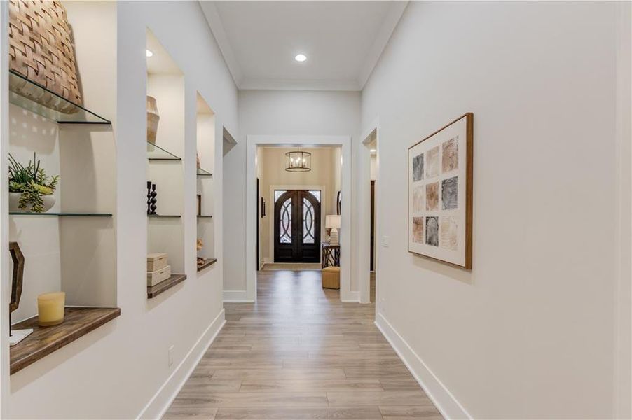 Furnished interior view inside a new home in , Suwanee (Image 12).