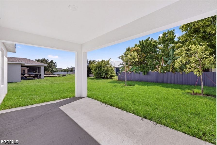 Exterior details and patio area of a home in Cape Coral, Cape Coral (Image 4). Exterior details and patio area of a home in Cape Coral, Cape Coral (Image 4).