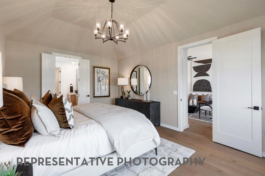 Furnished interior view inside a new home in Easton Park, Austin (Image 30).