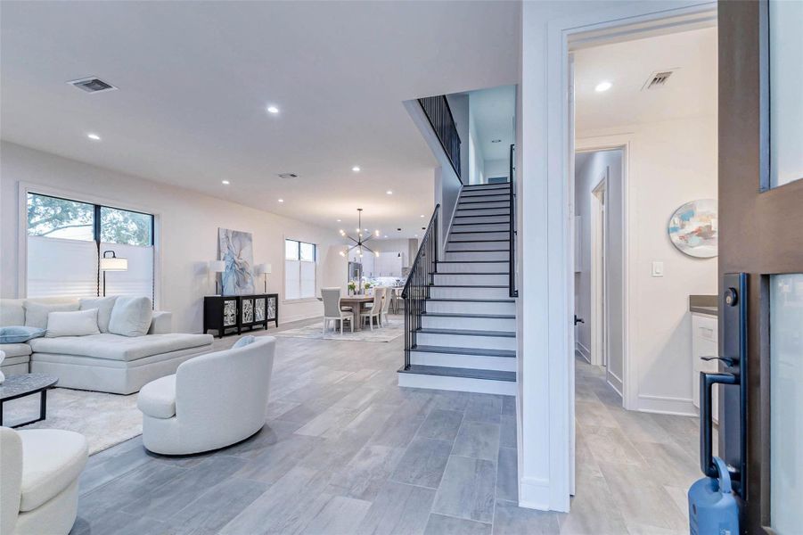 Furnished interior view inside a new home in , Houston (Image 32). Furnished interior view inside a new home in , Houston (Image 32).