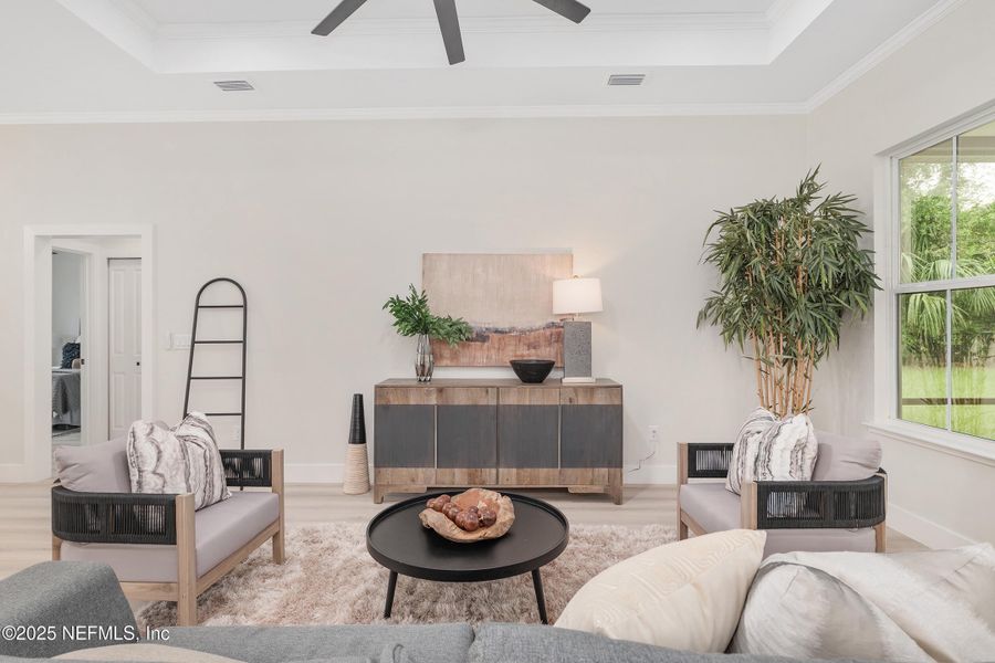 Furnished interior view inside a new home in , Gainesville (Image 10).