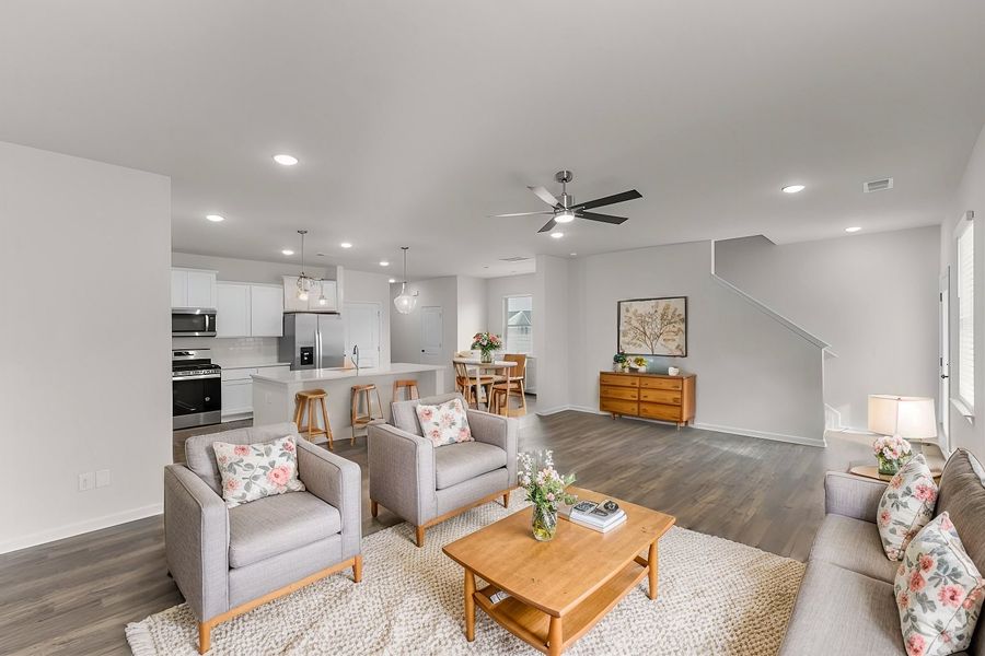 Furnished interior view inside a new home in Hitchcock Preserve, Aiken (Image 10).