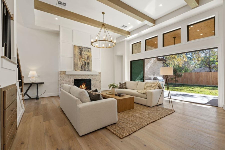 Furnished interior view inside a new home in , Houston (Image 14).