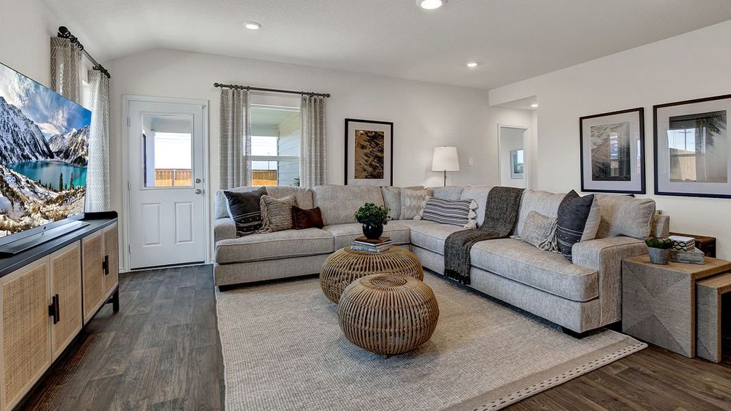 Furnished interior view inside a new home in Navarro Fields, Seguin (Image 17). Furnished interior view inside a new home in Navarro Fields, Seguin (Image 17).