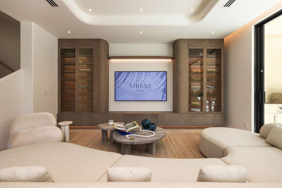 Furnished interior view inside a new home in , Delray Beach (Image 44).