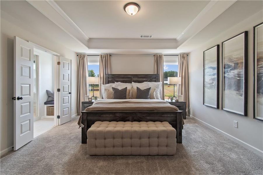 Furnished interior view inside a new home in Kentmere, Auburn (Image 36).