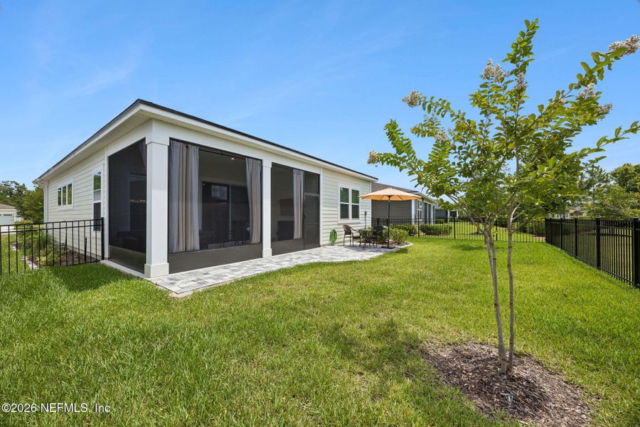 Exterior details and patio area of a home in RiverTown, St. Johns (Image 29).