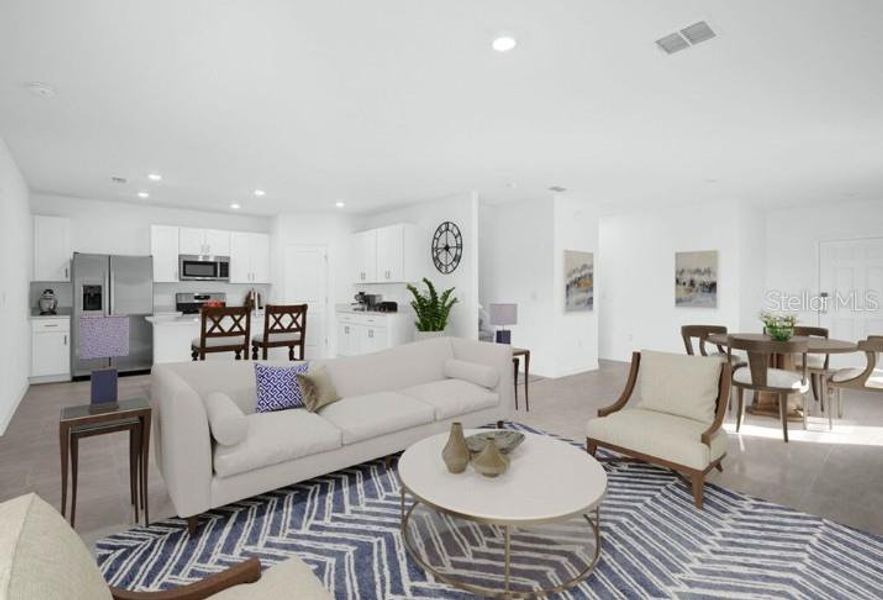 Furnished interior view inside a new home in Palm Wind, Hudson (Image 8).