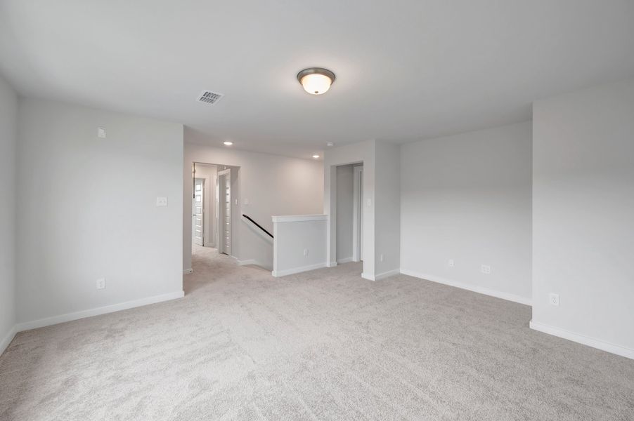 Spacious, unfurnished interior of a new home in Mason Woods, Cypress (Image 28). Spacious, unfurnished interior of a new home in Mason Woods, Cypress (Image 28).