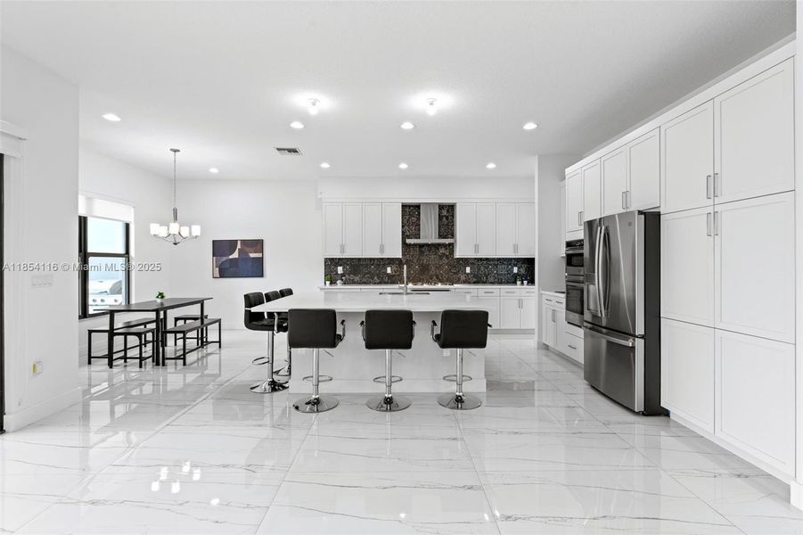Furnished interior view inside a new home in , Boca Raton (Image 38).