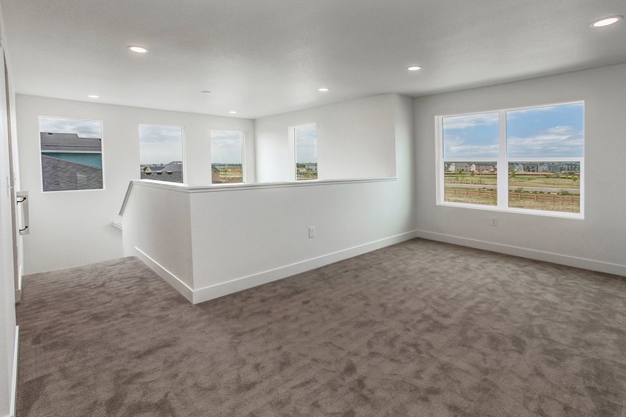 Spacious, unfurnished interior of a new home in Prairie Song, Windsor (Image 22).