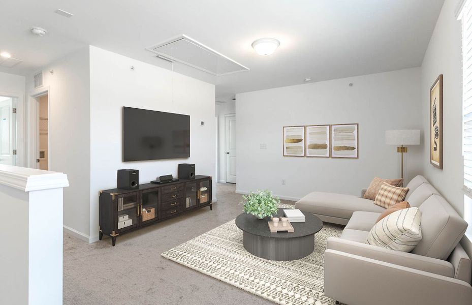 Furnished interior view inside a new home in Grand Arbor, Blythewood (Image 3).