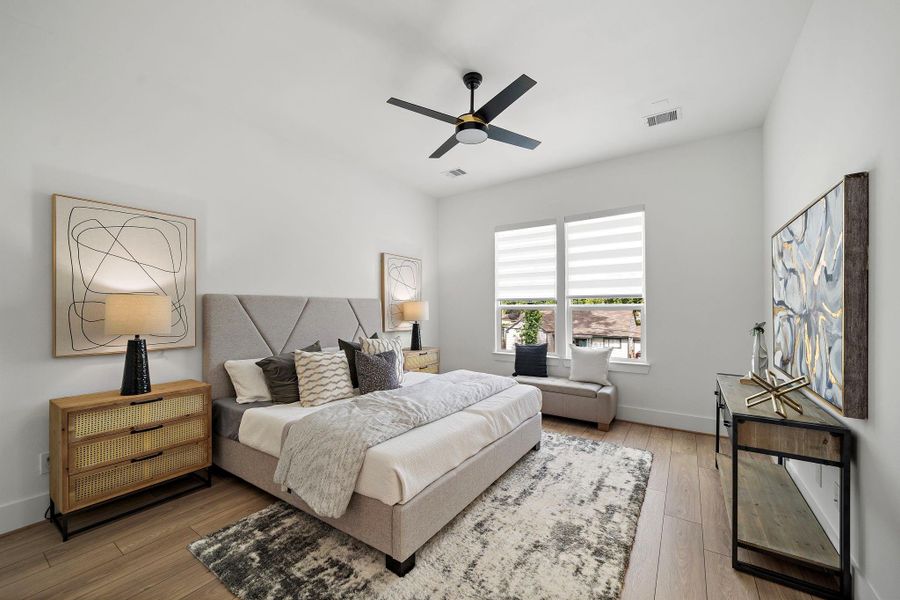 Furnished interior view inside a new home in , Houston (Image 11).