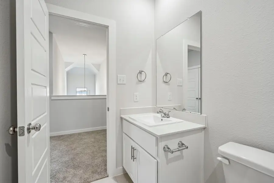 Bathroom in the Wimbledon home plan by Trophy Signature Homes