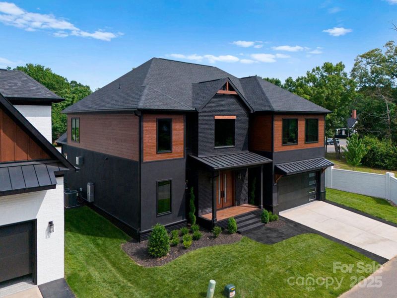 Front exterior of a new home in , Charlotte, NC, highlighting curb appeal (Image 18).