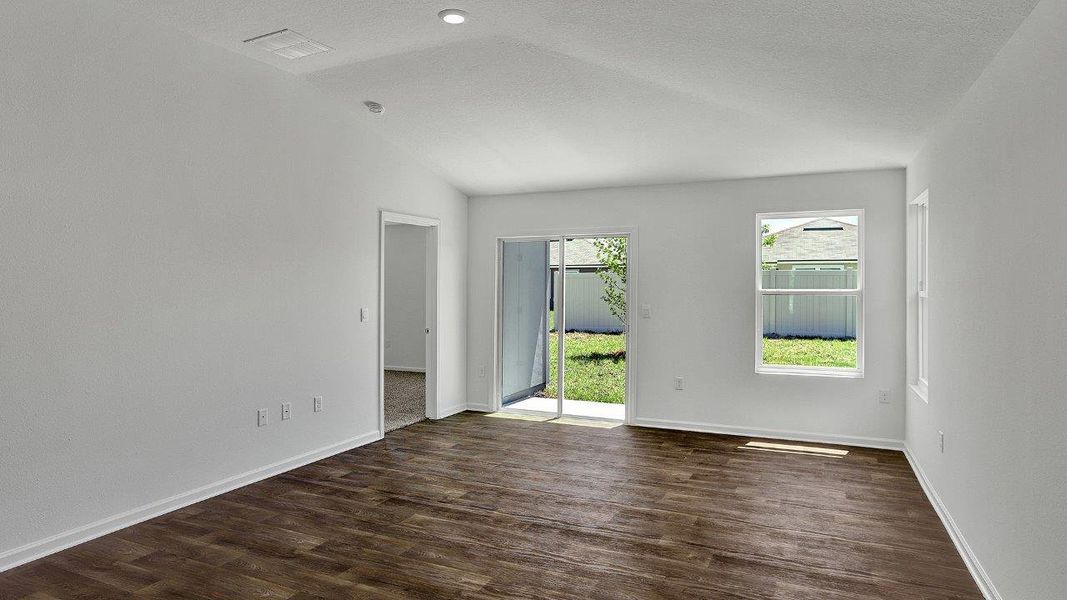 Representative unfurnished interior of a home built from the Adele+ by D.R. Horton in Liberty Cove, Yulee (Image 18).