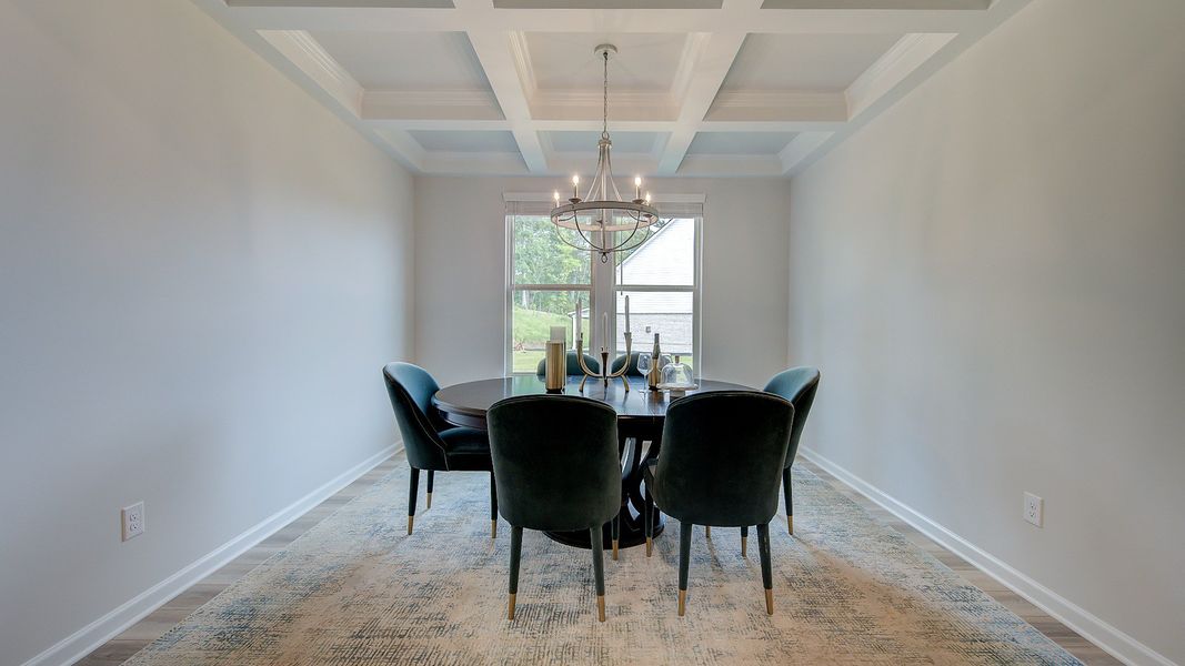 Furnished interior view inside a new home in Hamilton Lakes, Lawrenceville (Image 8). Furnished interior view inside a new home in Hamilton Lakes, Lawrenceville (Image 8).