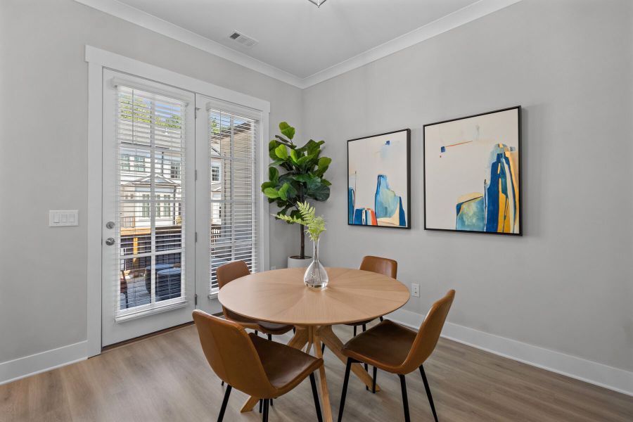 Representative furnished interior of a home built from the The Kensington by JW Collection in Devin's Shire, Kennesaw (Image 28).