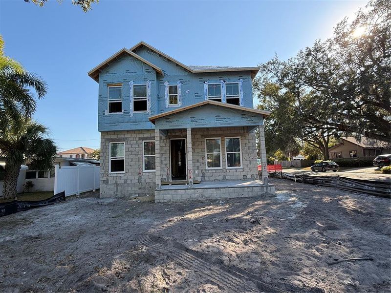 In-progress construction of a new home in , St. Petersburg, FL (Image 10).