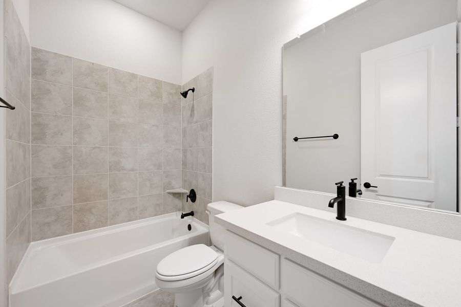 Representative furnished interior of a home built from the Hawthorn by Taylor Morrison in The Ranch at Uptown Celina 70s, Celina (Image 8).