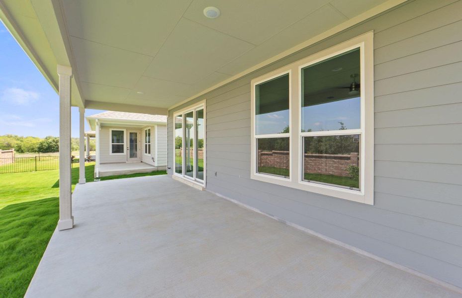 Exterior details and patio area of a home in Sun City Texas, Georgetown (Image 19). Exterior details and patio area of a home in Sun City Texas, Georgetown (Image 19).