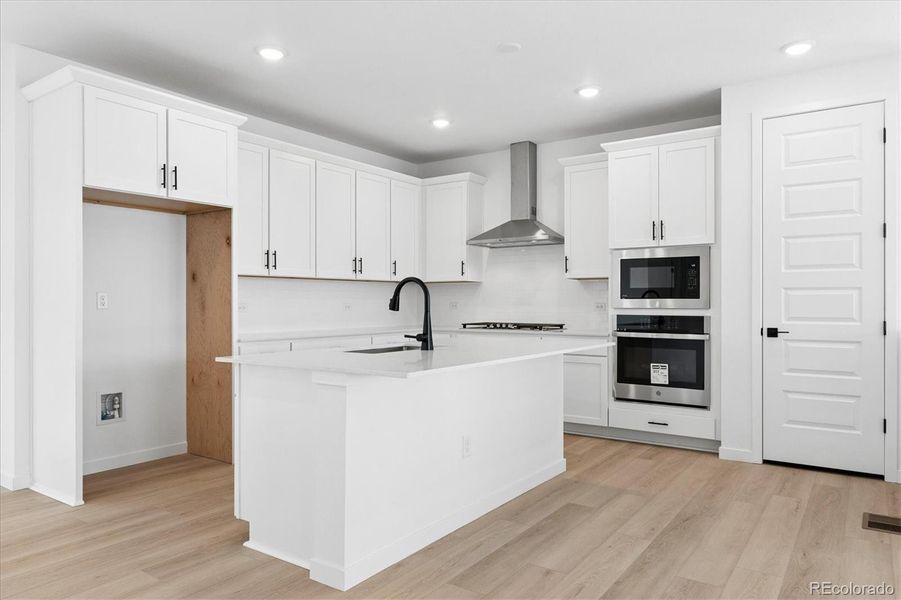 Furnished interior view inside a new home in The Summit at Meridian, Englewood (Image 9). Furnished interior view inside a new home in The Summit at Meridian, Englewood (Image 9).