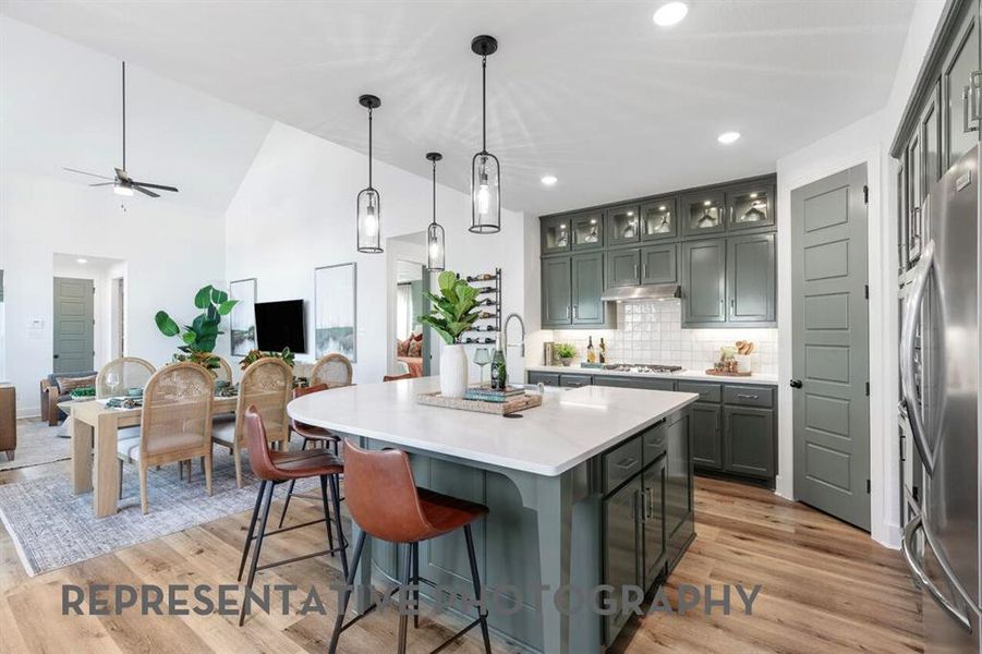 Furnished interior view inside a new home in Wellington, Haslet (Image 12).