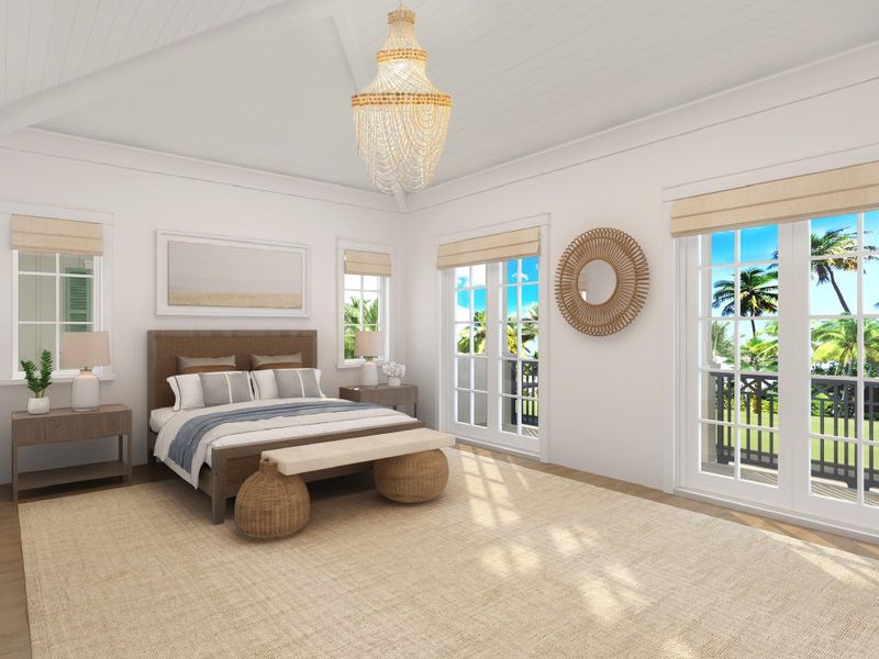 Furnished interior view inside a new home in , Delray Beach (Image 5).