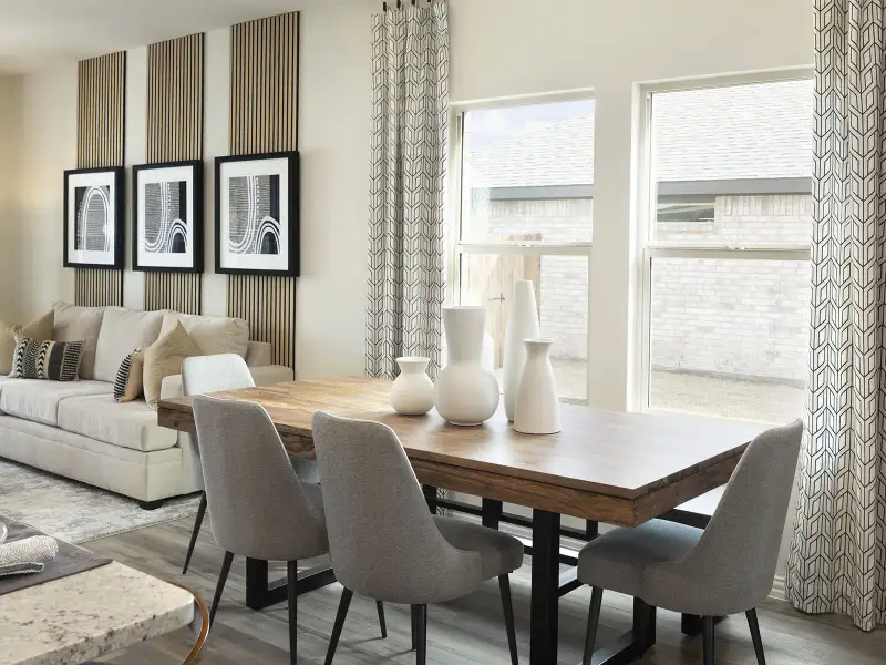 Furnished interior view inside a new home in Southridge, Princeton (Image 5). Furnished interior view inside a new home in Southridge, Princeton (Image 5).