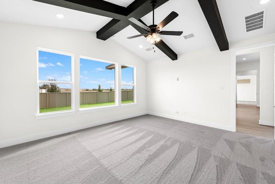 Spacious, unfurnished interior of a new home in Santa Rita Ranch, Liberty Hill (Image 27).
