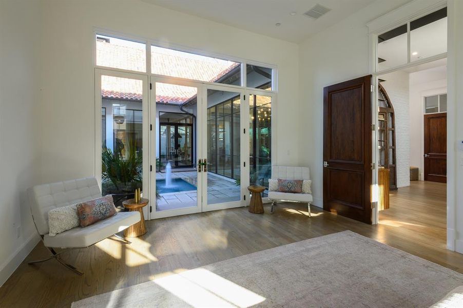 Furnished interior view inside a new home in , Dallas (Image 16).