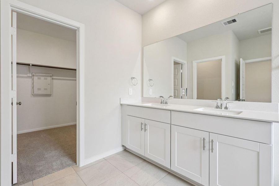 Furnished interior view inside a new home in Pinewood Trails - City Series, Atascocita (Image 10).