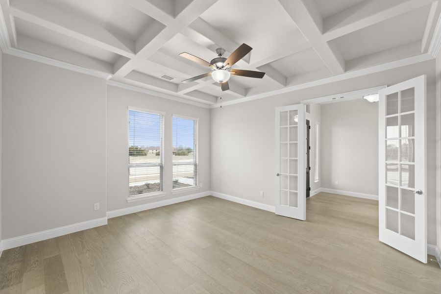 Representative unfurnished interior of a home built from the Carlow by Windsor Homes in Ridge Pointe Estates, McLendon-Chisholm (Image 18).