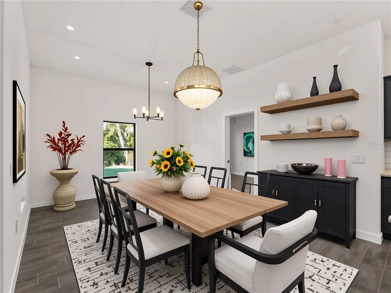 Furnished interior view inside a new home in , North Port (Image 10).