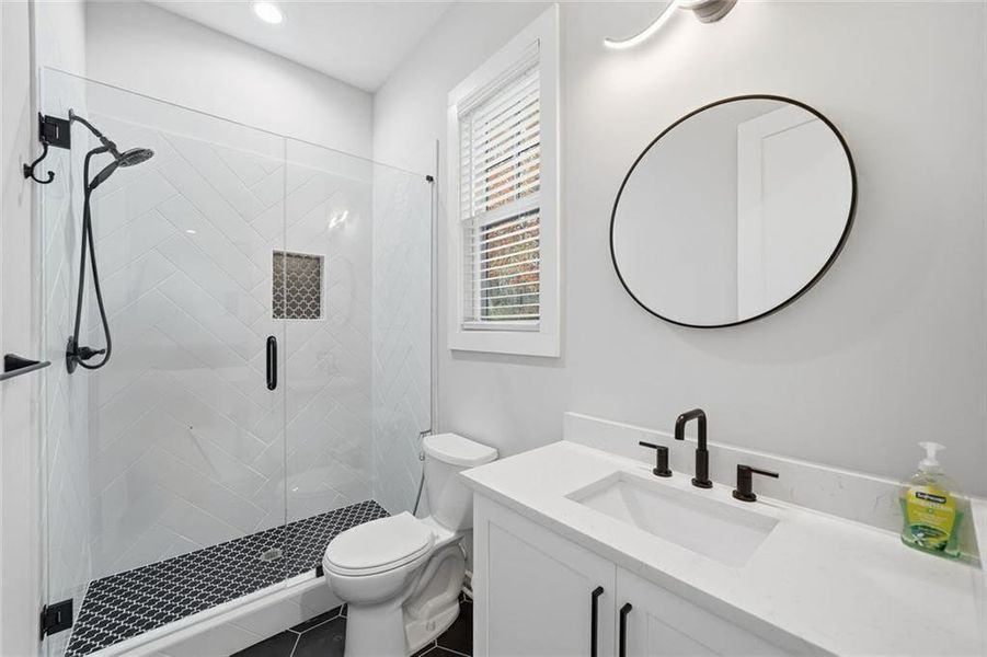 Furnished interior view inside a new home in , Alpharetta (Image 12).